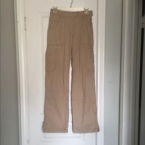 Women’s koi (small tall) tan cargo scrub pants